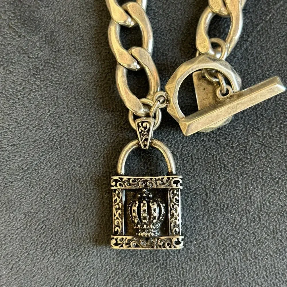 Stigma Men’s Silver Bracelet- large chain- New‎